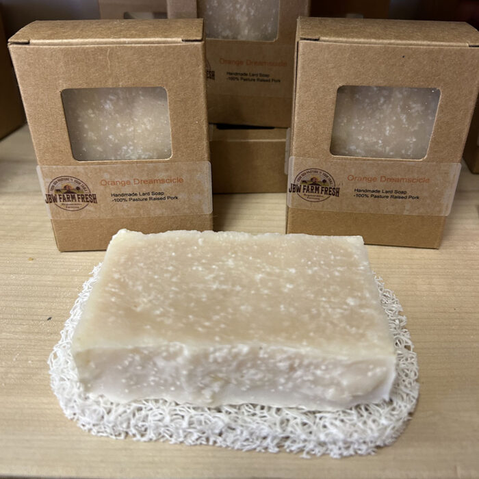 Orange Dreamscicle Lard Soap